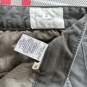 Rag & Bone Charcoal shorts